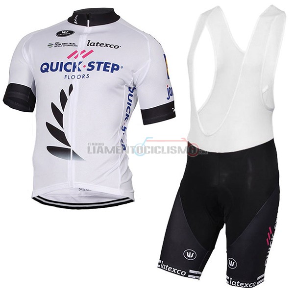 Abbigliamento Ciclismo Quick Step Floors 2017 bianco